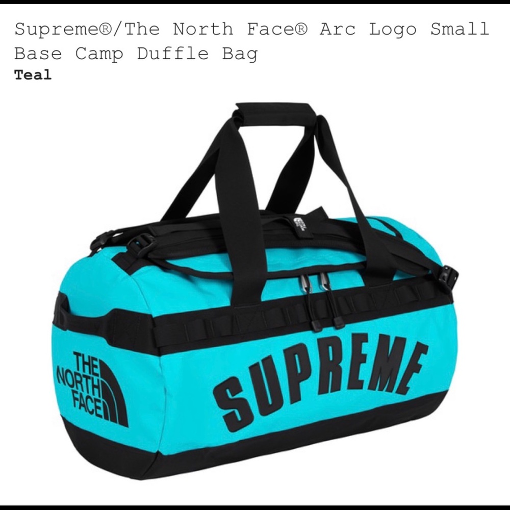 Supreme X Northface Arc Logo Duffle Bag - Teal